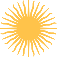 Sunburst decoration